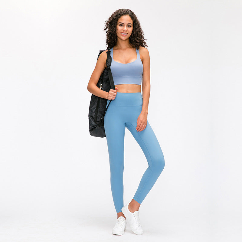 Sports bra fitness shockproof running bra without steel ring trendy