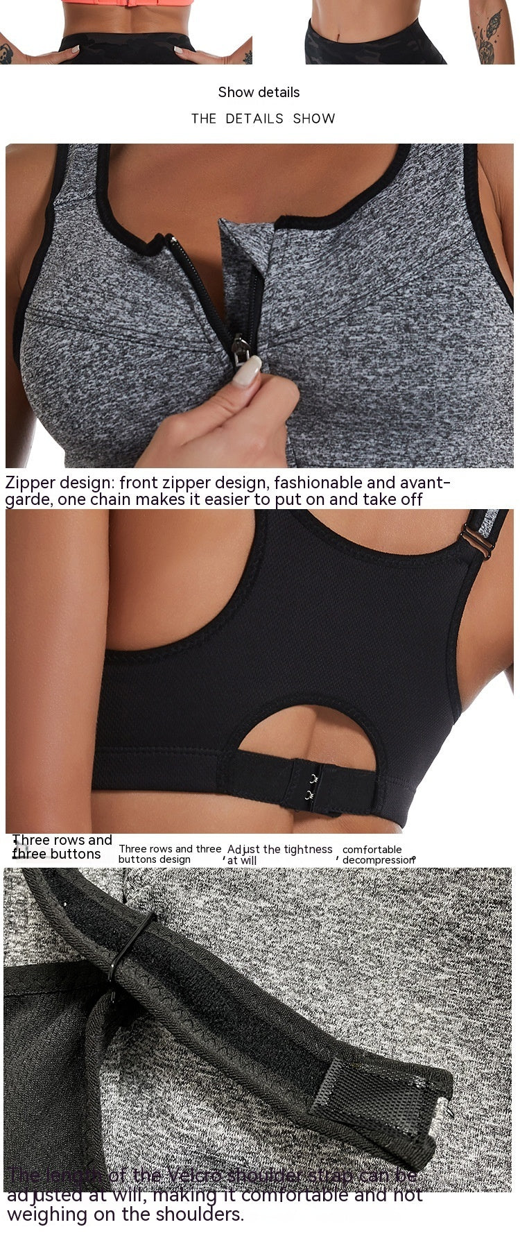 Wireless Push Up Yoga Fitness Shockproof Running Women's Seamless Underwear Bra