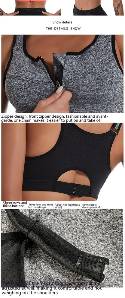 Wireless Push Up Yoga Fitness Shockproof Running Women's Seamless Underwear Bra
