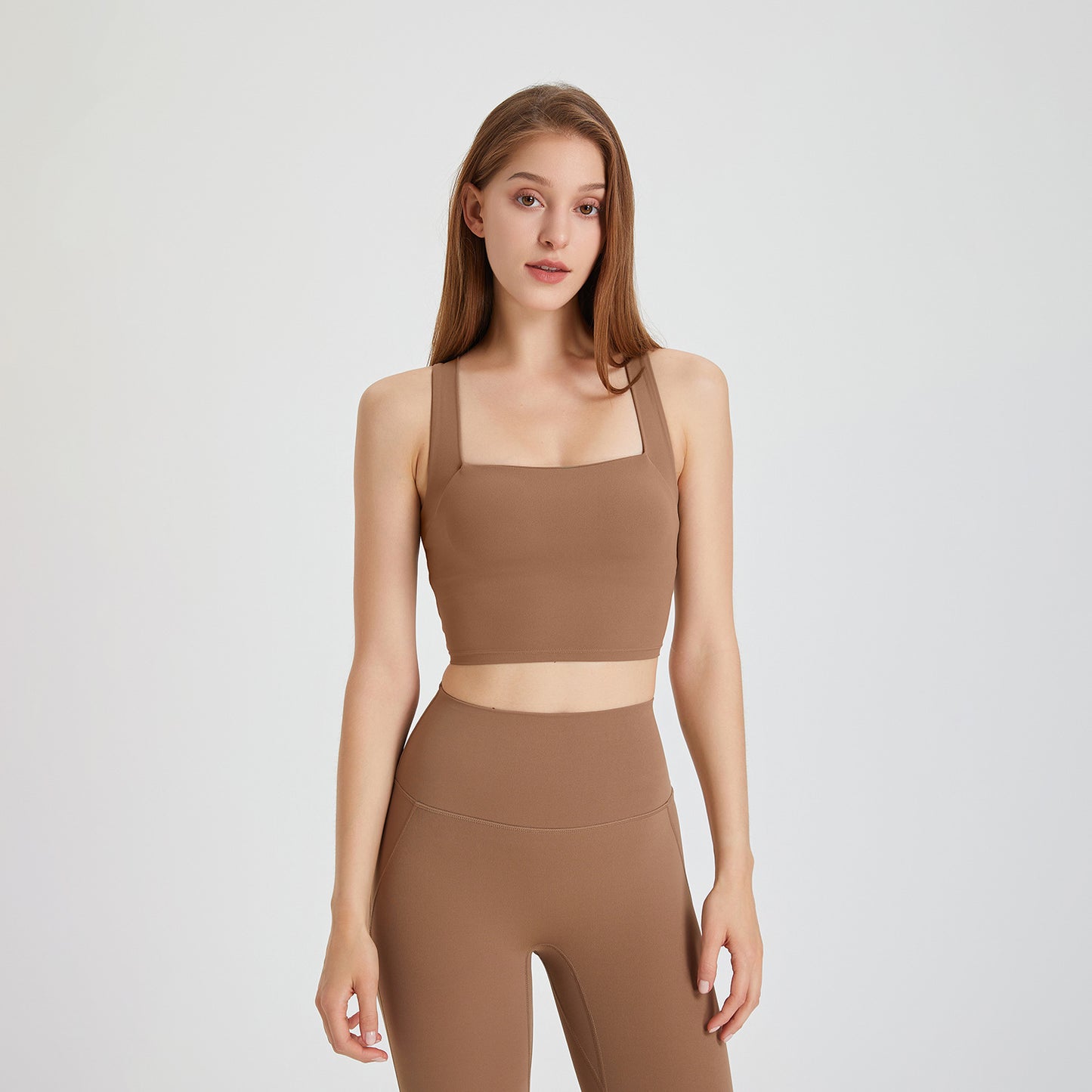 Nude Feel Seamless Shockproof Sports Bra | Ultra-Comfortable Activewear for Women
