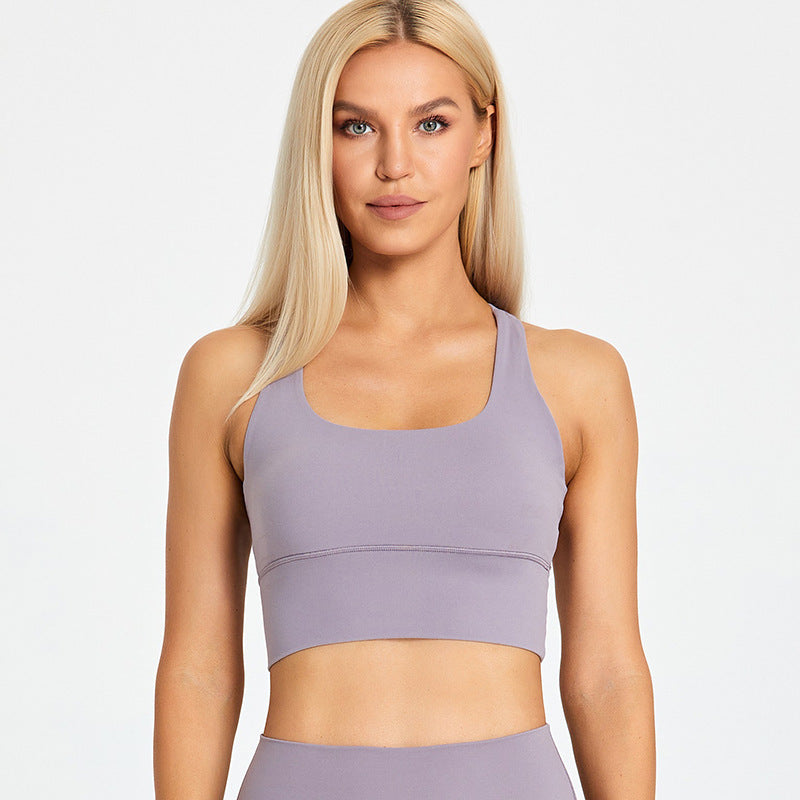 Fitness Bra With Chest Pad Cross Beauty Back Exercise Underwear fashion