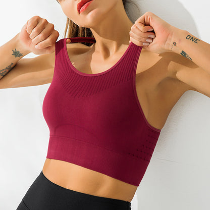 New Seamless Lolita Beauty Back Bra Quick-drying Shockproof Mesh Breathable Sports Underwear Running Yoga Clothes