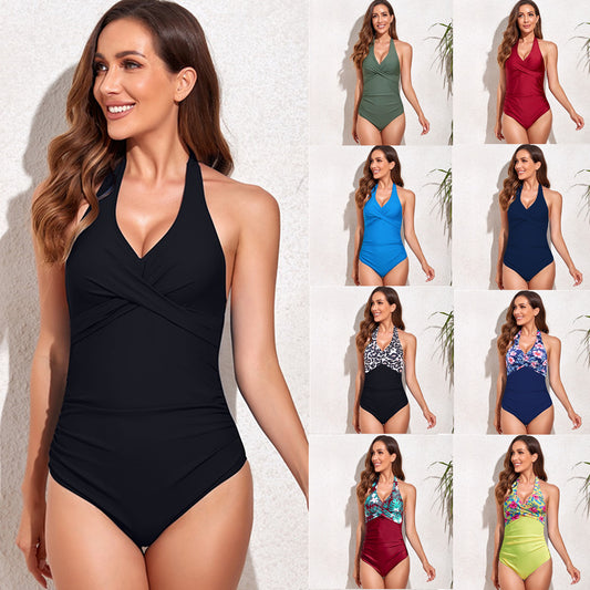 European & American Stylish One-Piece Swimsuit for Women - Chic, Comfortable, and Trendy Swimwear