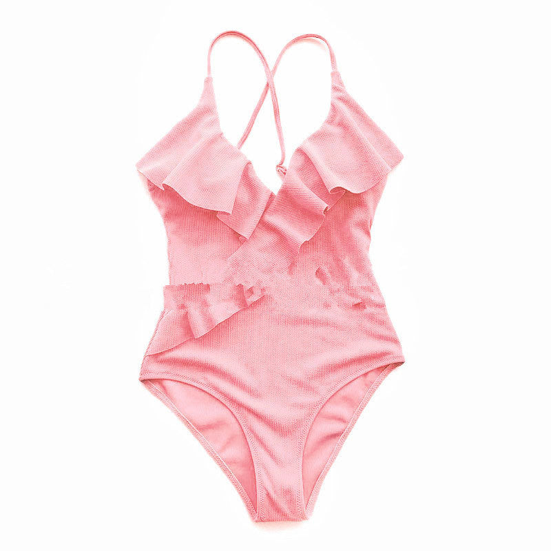 Ruffled One-Piece Swimsuit | Flattering Women's Swimwear