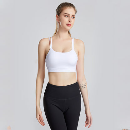Woman Fitness Back Cross High Elastic Sports Vest trendy