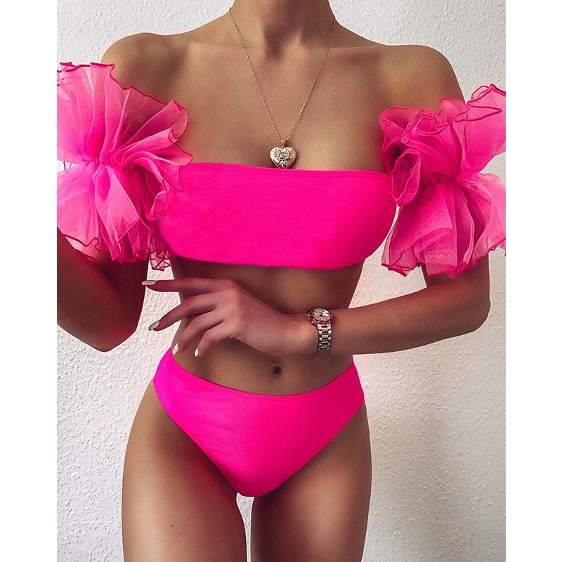 Tube top swimsuit bikini trendy