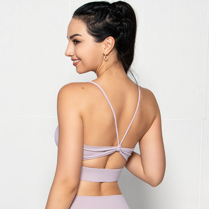 Fitness Running Yoga Bra Push Up Sports Tank Top