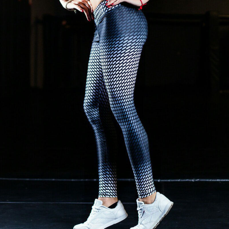 Gradient dot print yoga pants leggings women