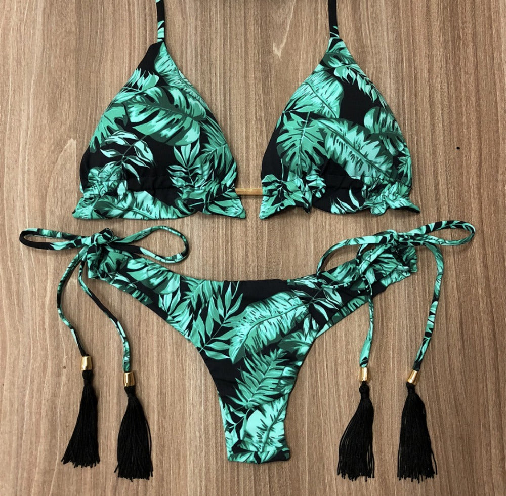 Floral print bikini trendy
