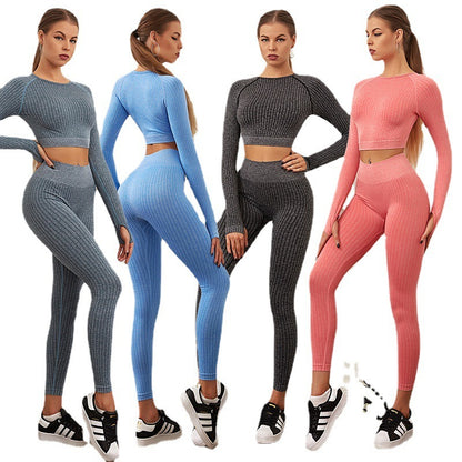 Winter New Women Suits Gym Fitness Leggings trendy