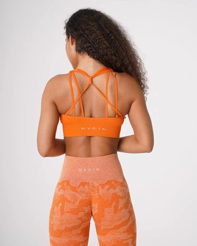 Sports Fitness Beautiful Back Bra Running Yoga Underwear trendy
