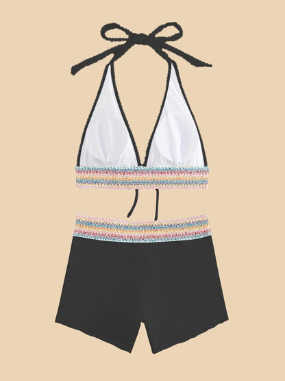 Women's Split High Waist Bikini Suit trending