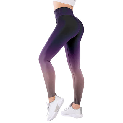 Women's Fitness Sports Yoga Pants Stretch Digital Printing Leggings