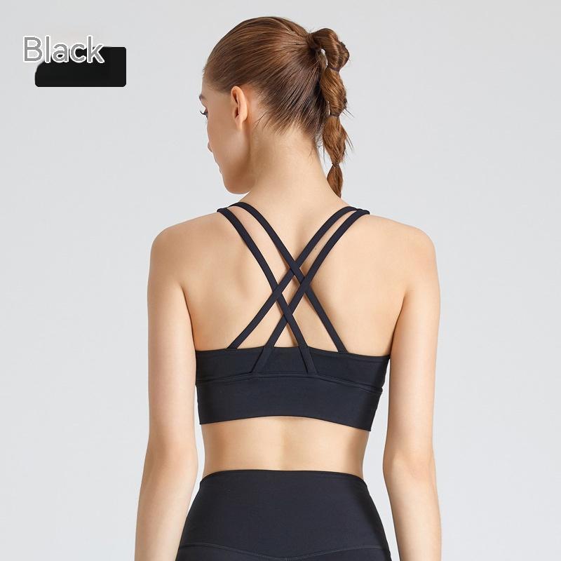 Cross Beauty Back Fitness Vest - Stylish Workout Top for Support & Comfort