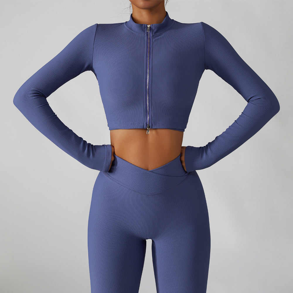 Quick Drying Fitness Coat For Women Breathable And Tight trendy