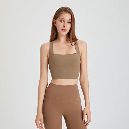 Nude Feel Seamless Shockproof Sports Bra | Ultra-Comfortable Activewear for Women