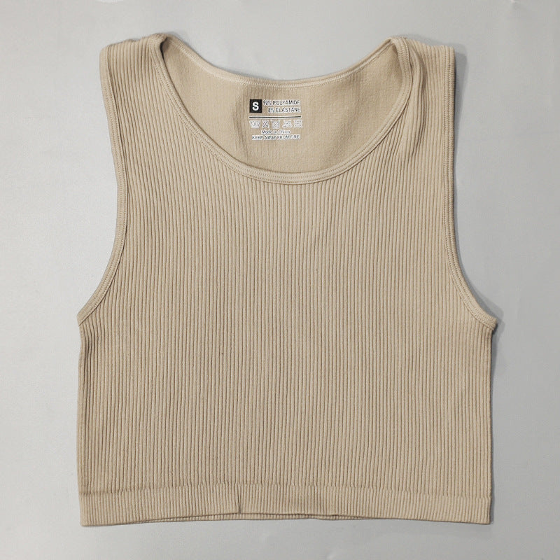 Quick Dry Thread Fitness Vest Beautiful Back Sports Seamless Underwear trendy
