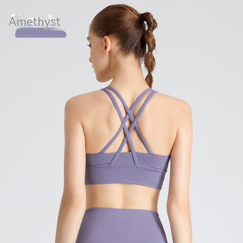Cross Beauty Back Fitness Vest - Stylish Workout Top for Support & Comfort