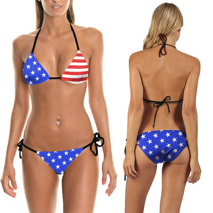 Women's Fashion Printed Bikini Set trendy