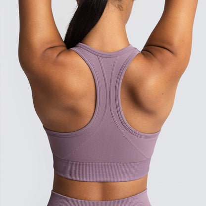 Goods In Stock Fast Drying Back Sports Bra, trendy Outdoor Sports Running Seamless Knitted Fitness Vest